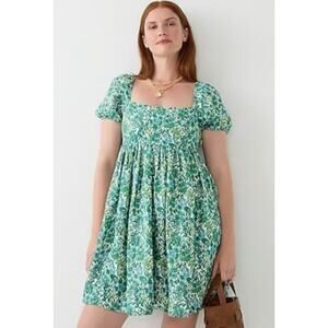J. Crew Linen-Cupro Blend Mini Dress in Valetta Paisley 14 NWOT $198